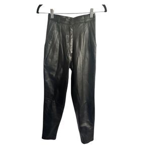 Danier Leather Pants Black